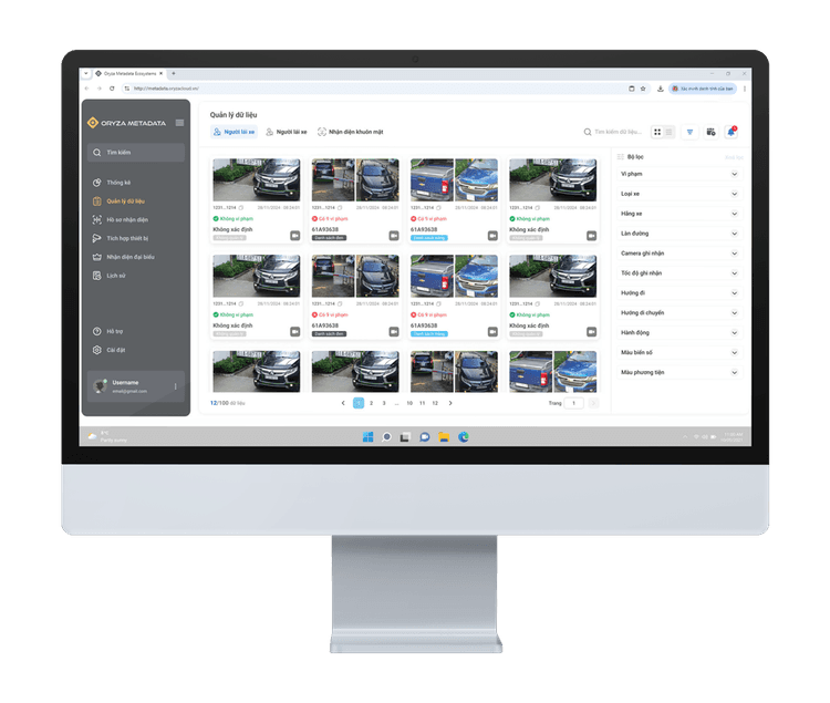 Phần mềm Oryza Metadata Cloud